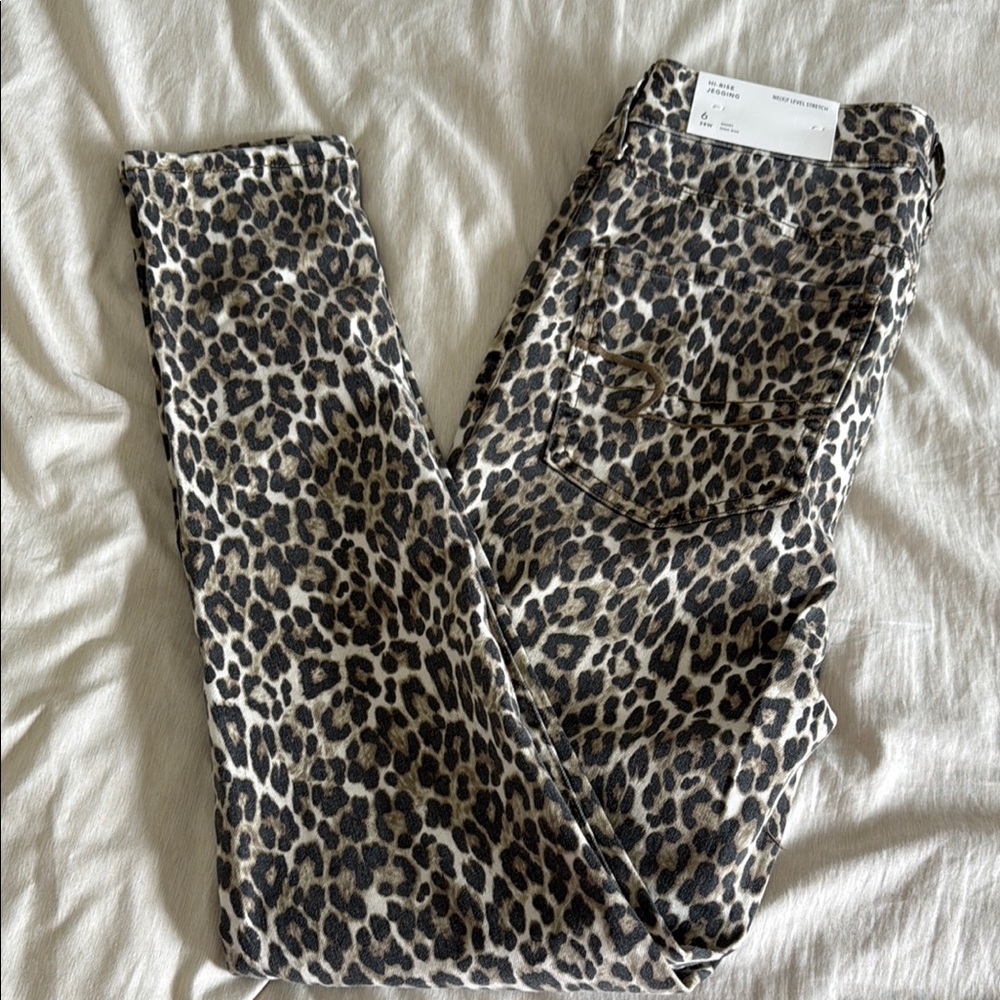 American Eagle Outfitters Leopard Print Pants